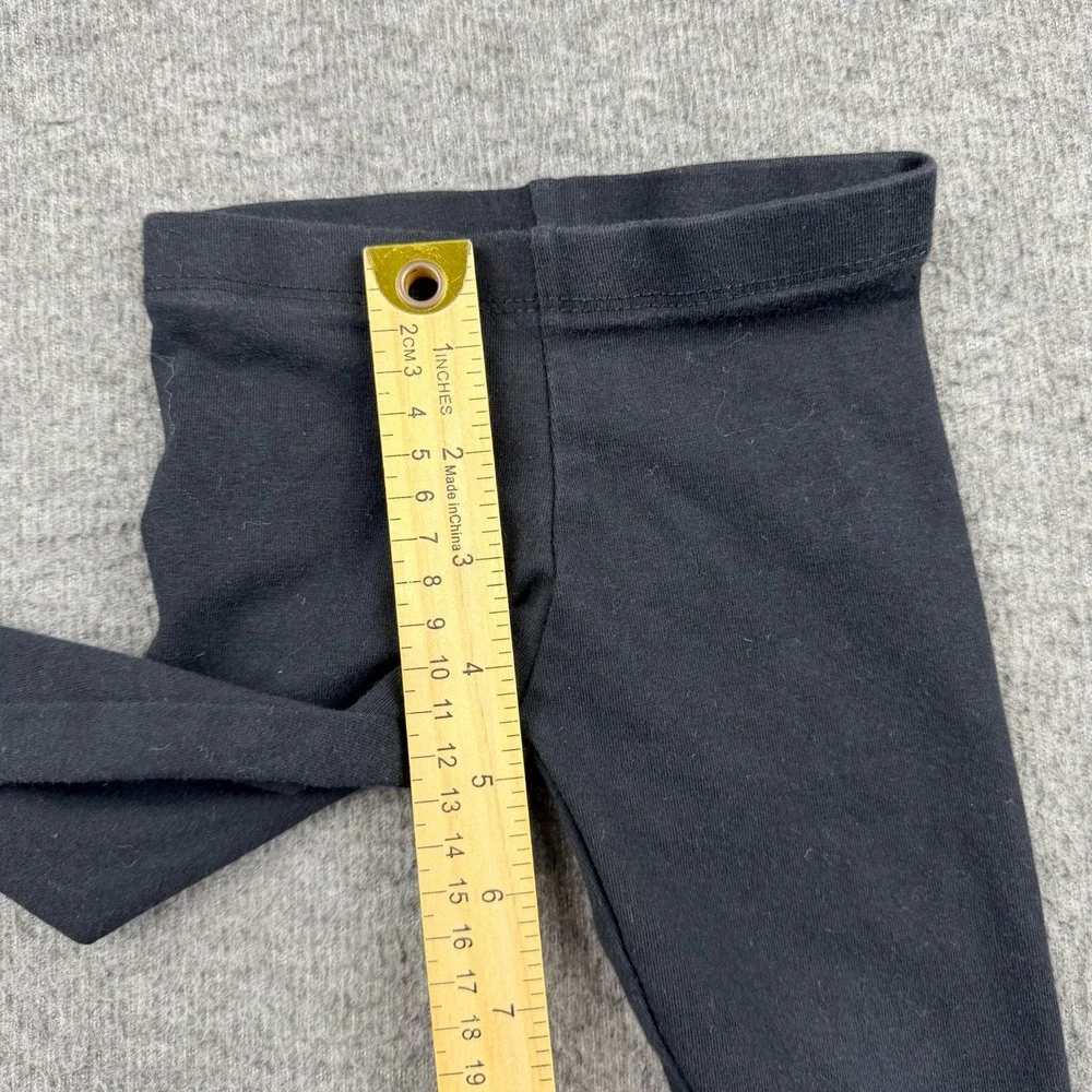 The Children's Place Black Cotton Blend Leggings Toddler‎ Girls 18-24 Months